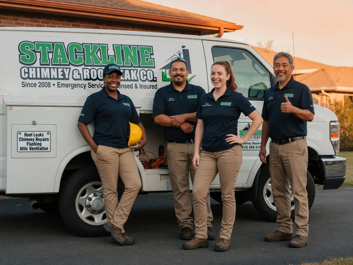 Chimney flashing repair company in Broken Bow, OK